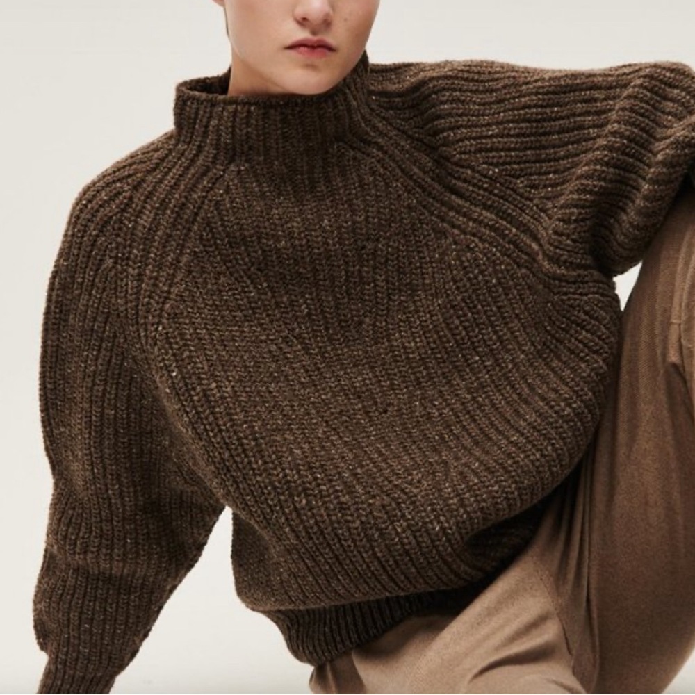 *NEVER WORN* BABAA JUMPER No 63 OAK | 100% ECO WOOL DARK GRAY SWEATER | …